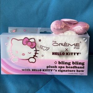 The Crème Shop x Hello Kitty Pink Plush Spa Headband